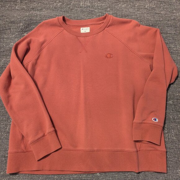 Champion Crew Neck, Dark Blush Sweater - Picture 1 of 2